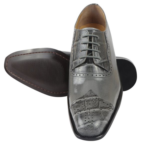 Henley Genuine Leather Oxford Style Dress Shoes main image 8